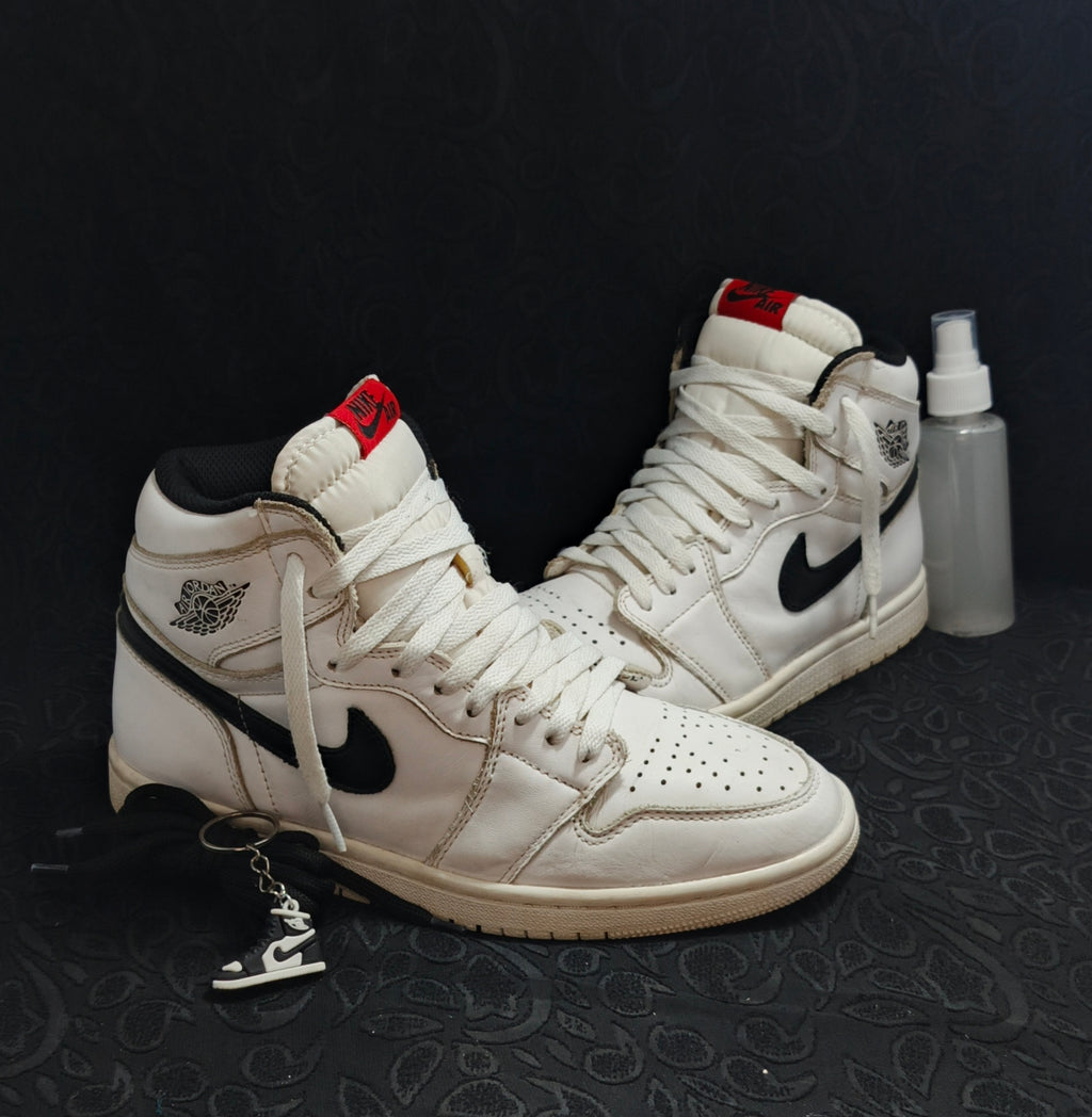 Air Jordan 1 Mid "White/Black/Gym Red