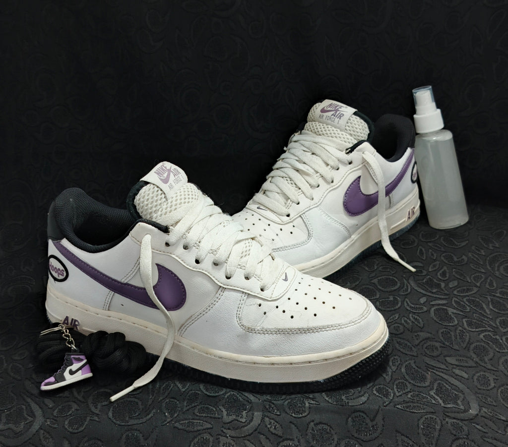 Nike Air Force 1 Low “White/Purple Hoops”