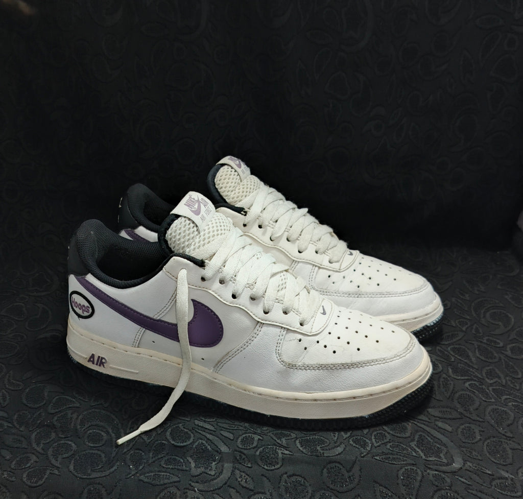 Nike Air Force 1 Low “White/Purple Hoops”