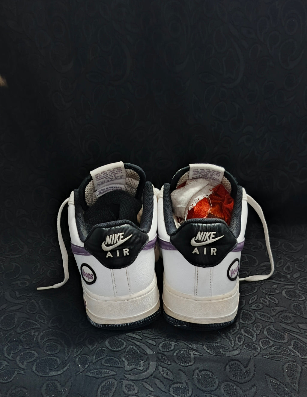 Nike Air Force 1 Low “White/Purple Hoops”