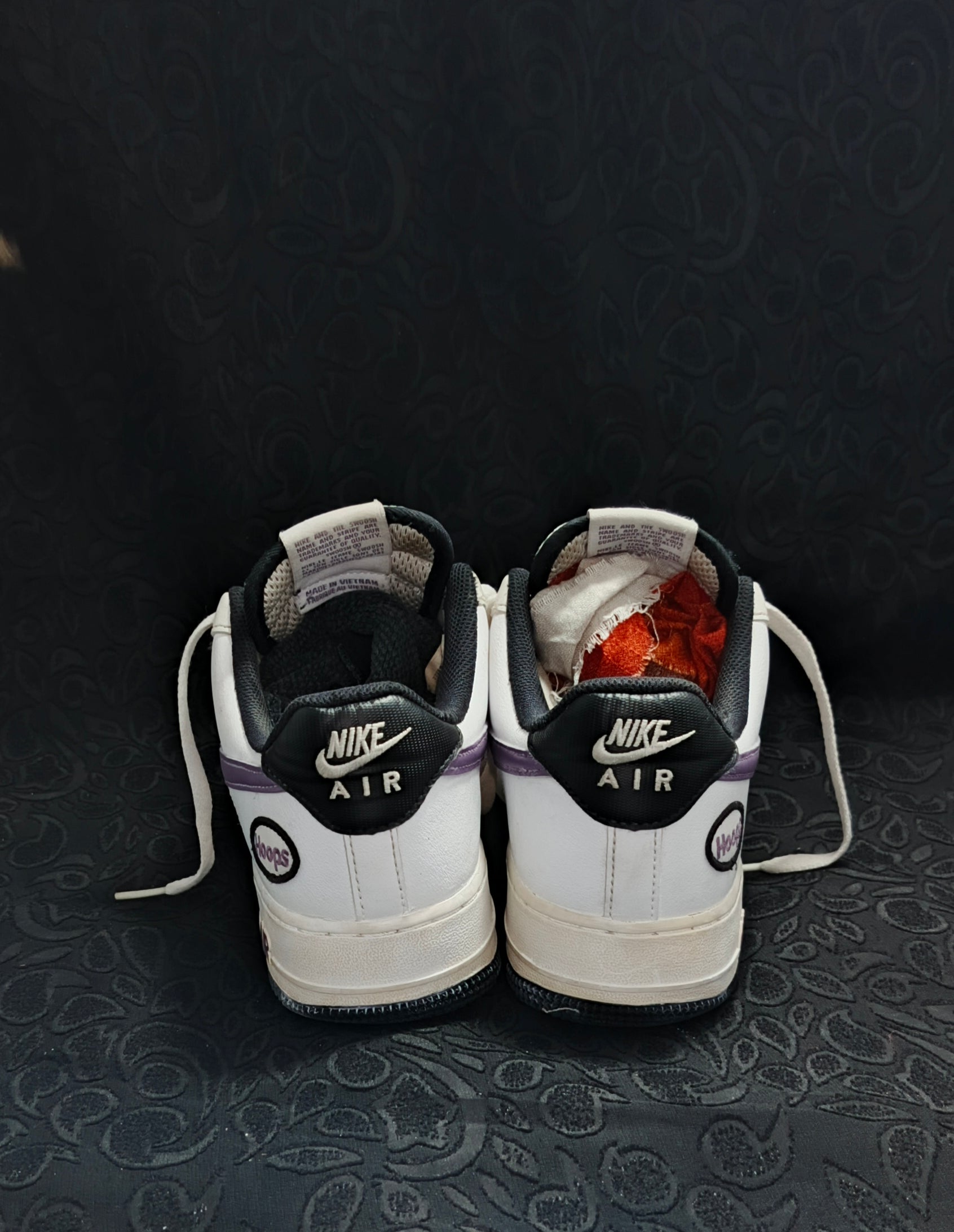 Nike Air Force 1 Low “White/Purple Hoops”