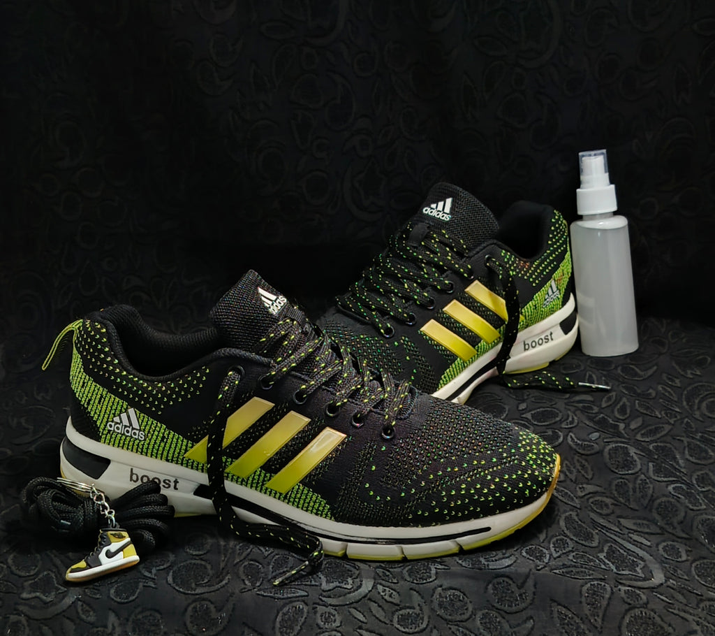 Adidas Boost Knit “Black/Volt Green”