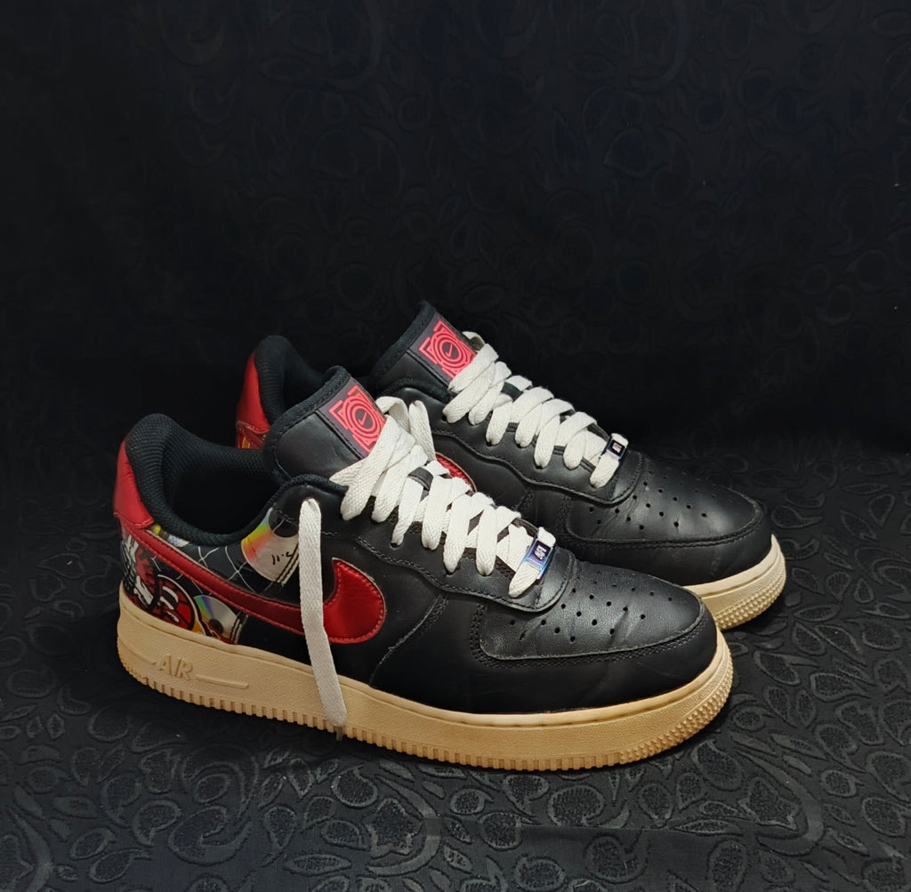 Nike Air Force 1 Low “Black/Red Graphic”