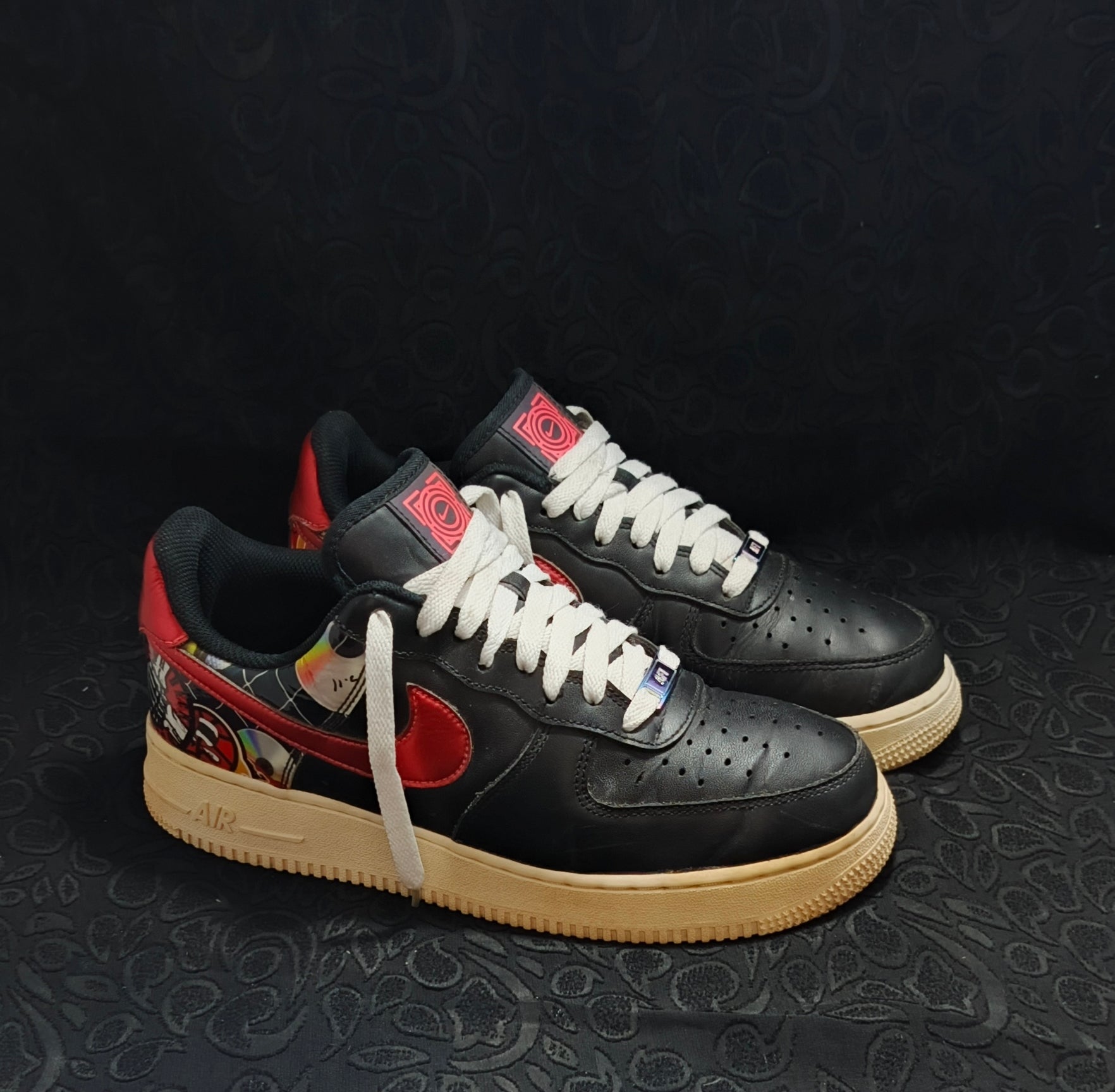 Nike Air Force 1 Low “Black/Red Graphic”
