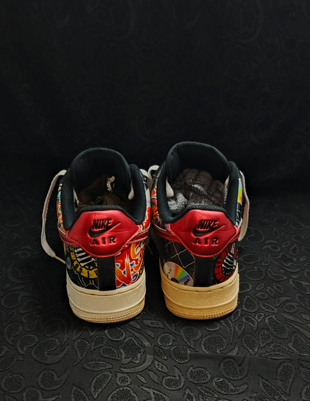 Nike Air Force 1 Low “Black/Red Graphic”