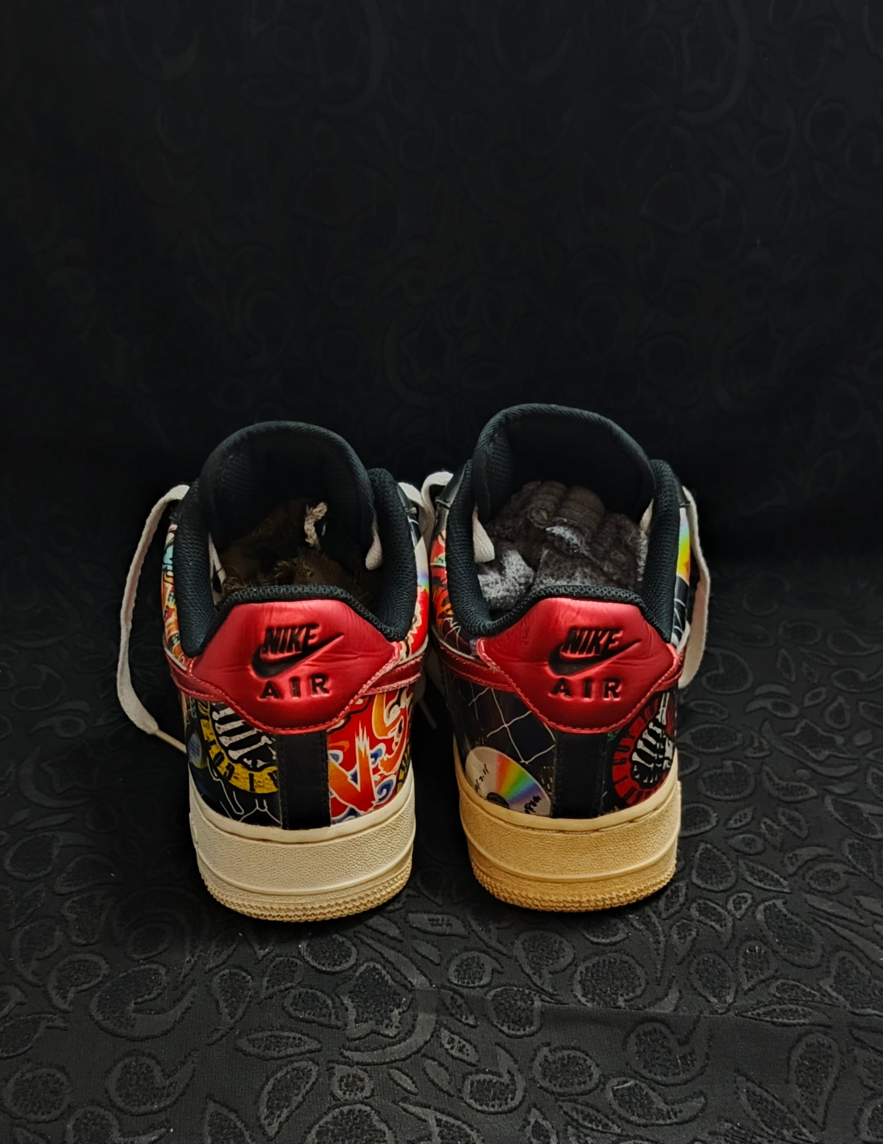 Nike Air Force 1 Low “Black/Red Graphic”