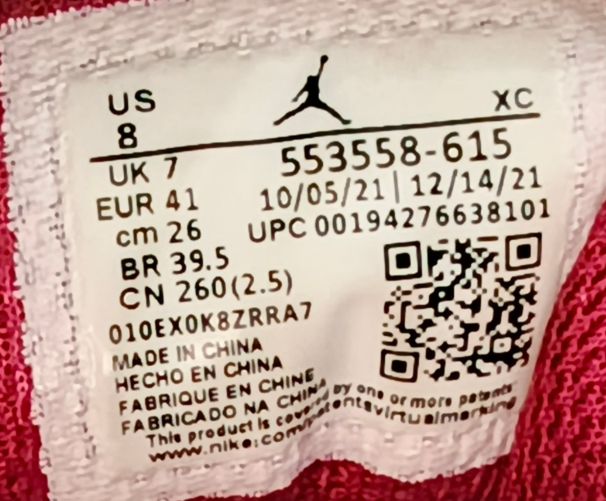 Air Jordan 1 Low "Gym Red"