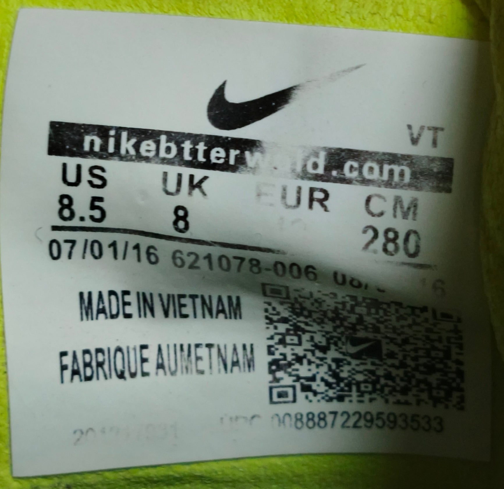 Nike Air Force 1 Low “Volt/Black – Ambush Style”