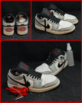 Air Jordan 1 Low “Light Smoke Grey/Black/Red”