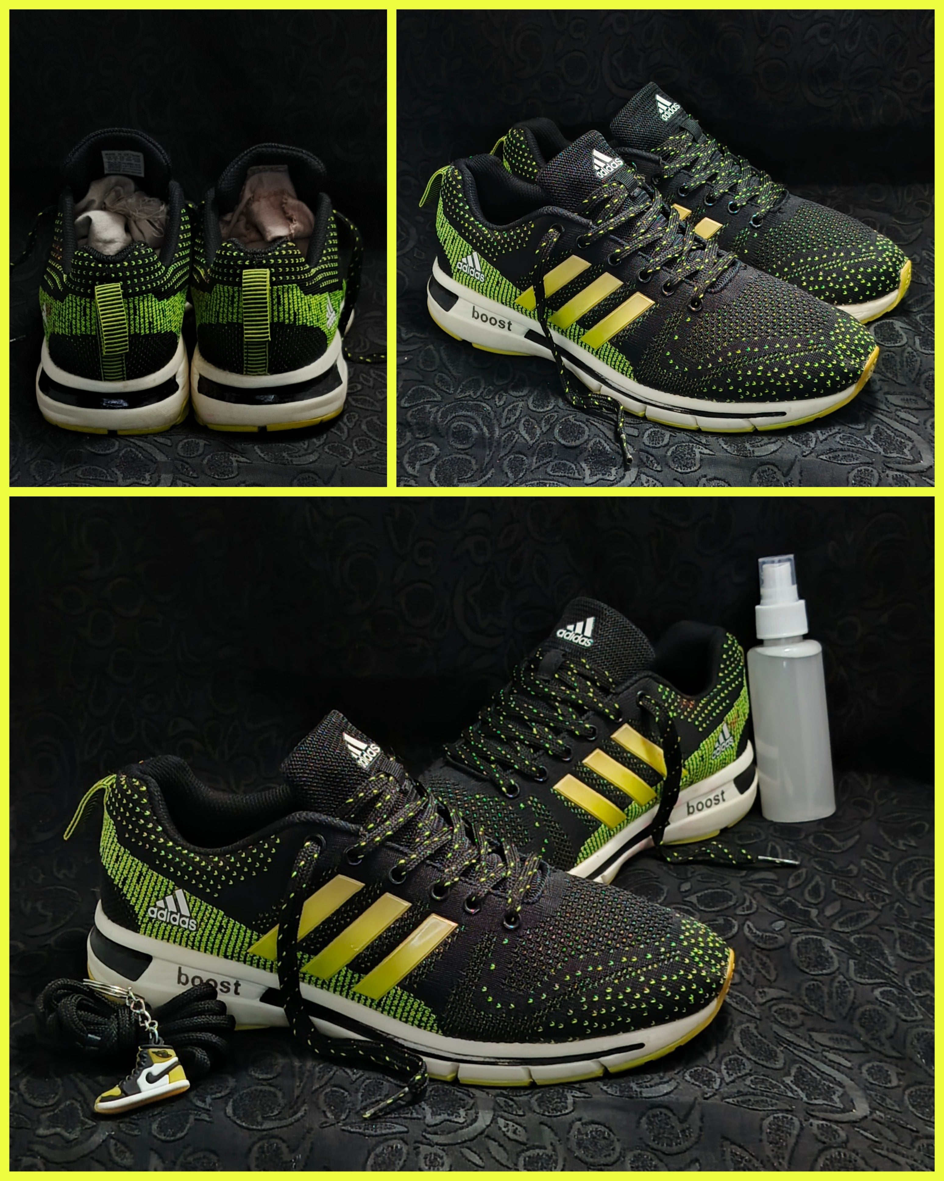 Adidas Boost Knit “Black/Volt Green”