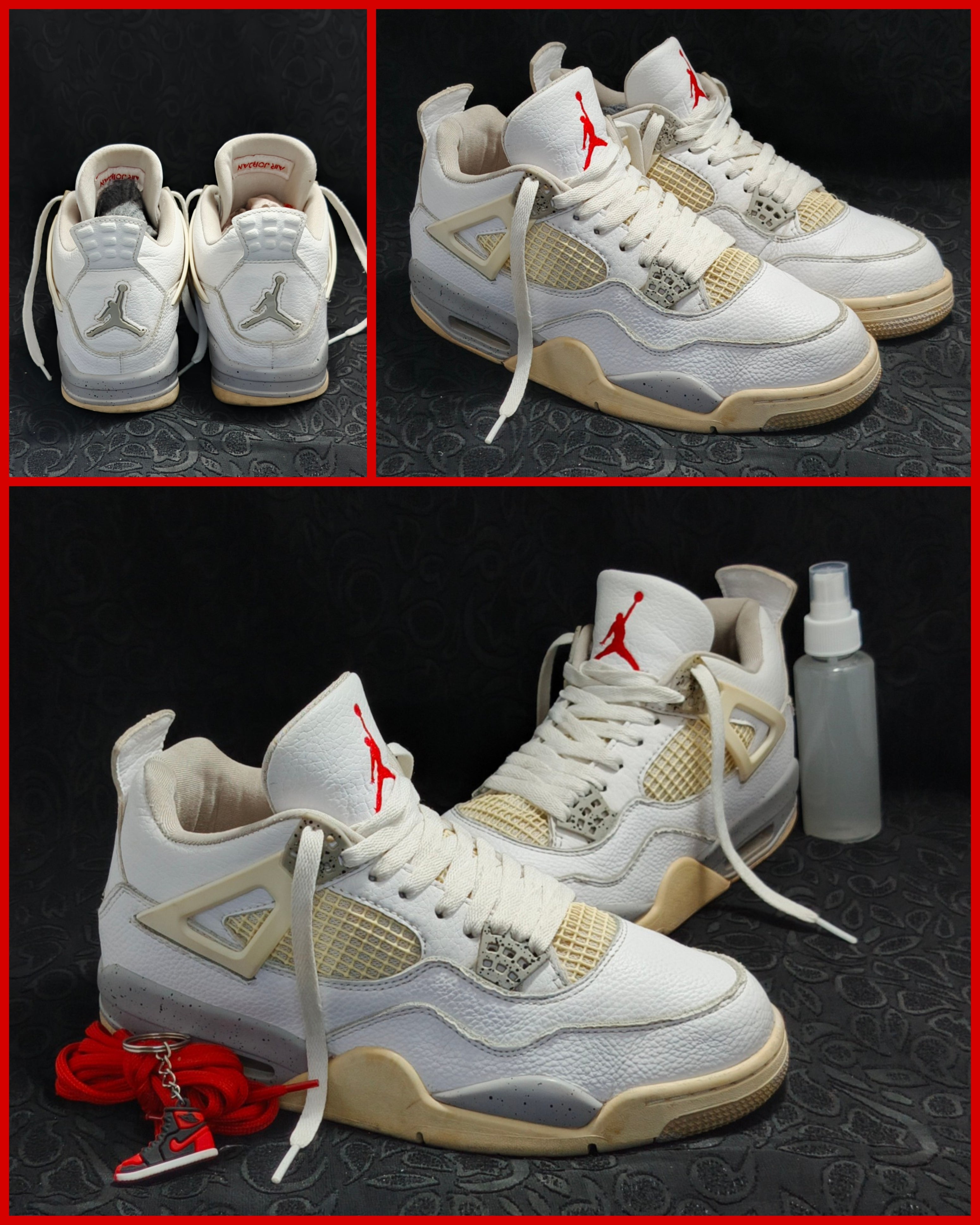 Nike Air Jordan 4 “Sail / Off-White Style”