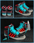 Adidas Neo Label High-Top “Black/Red/Teal”