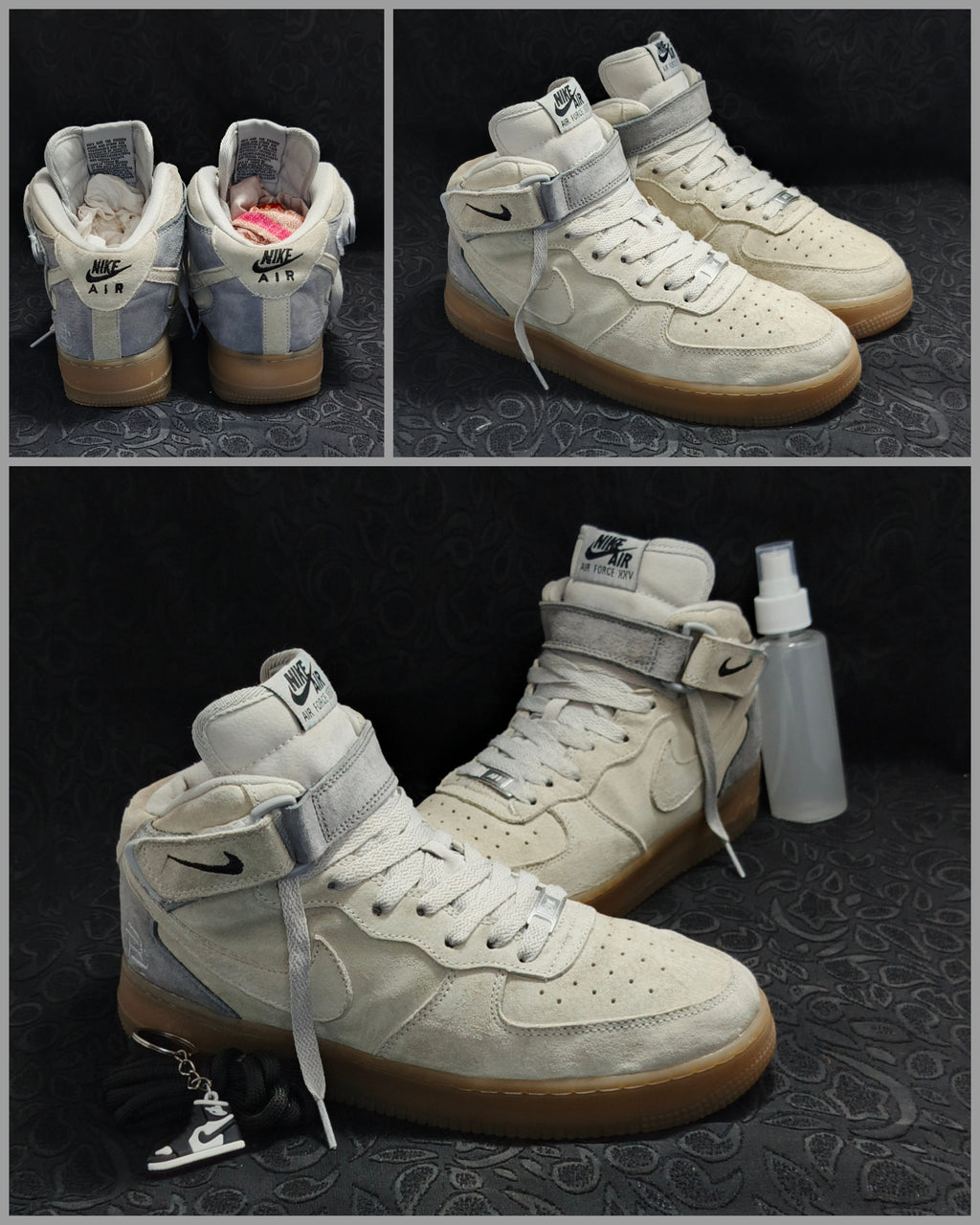 Nike Air Force 1 High (Suede / Gum Sole)