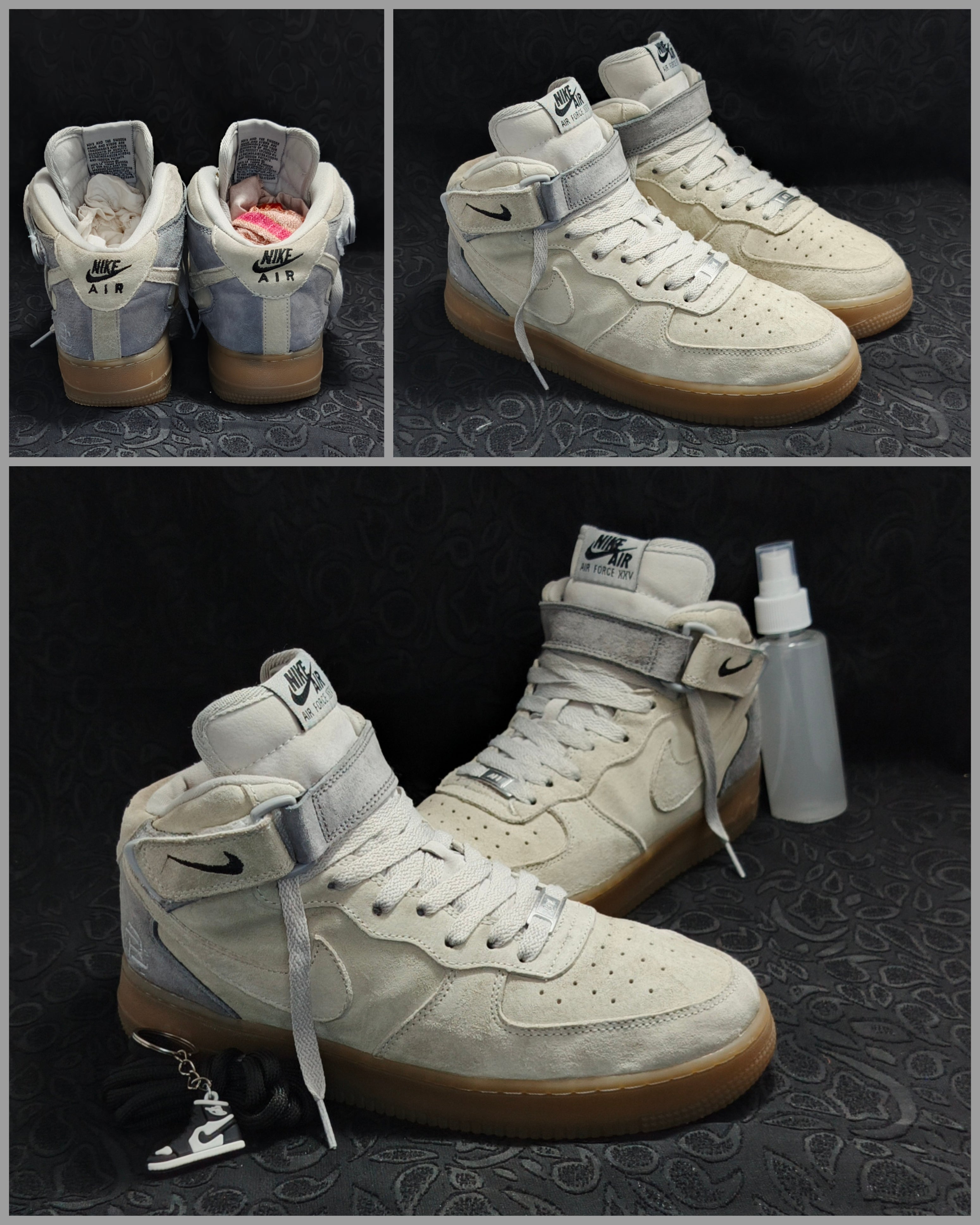 Nike Air Force 1 High (Suede / Gum Sole)
