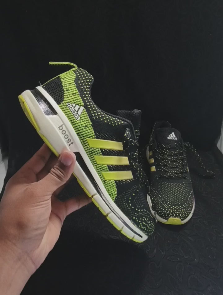 Adidas Boost Knit “Black/Volt Green”