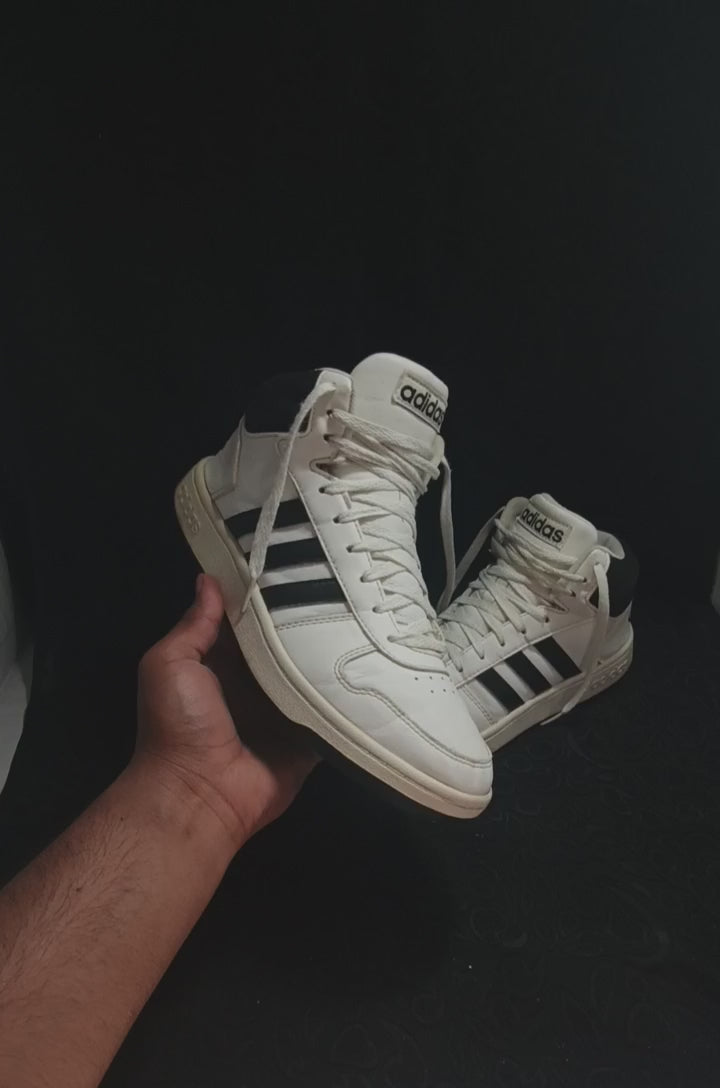 Adidas Hoops 2.0 Mid "White/Black"
