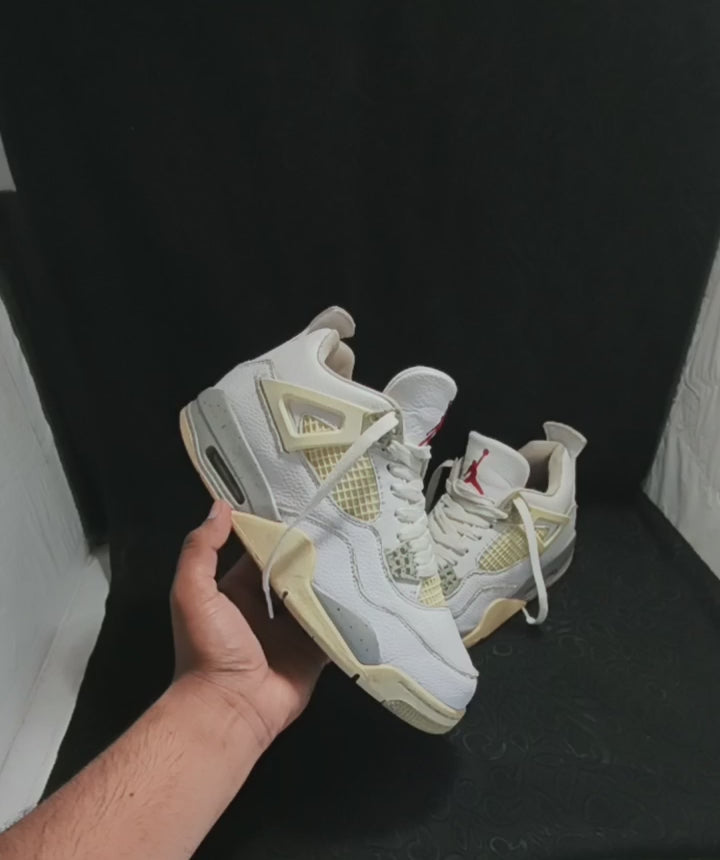 Nike Air Jordan 4 “Sail / Off-White Style”