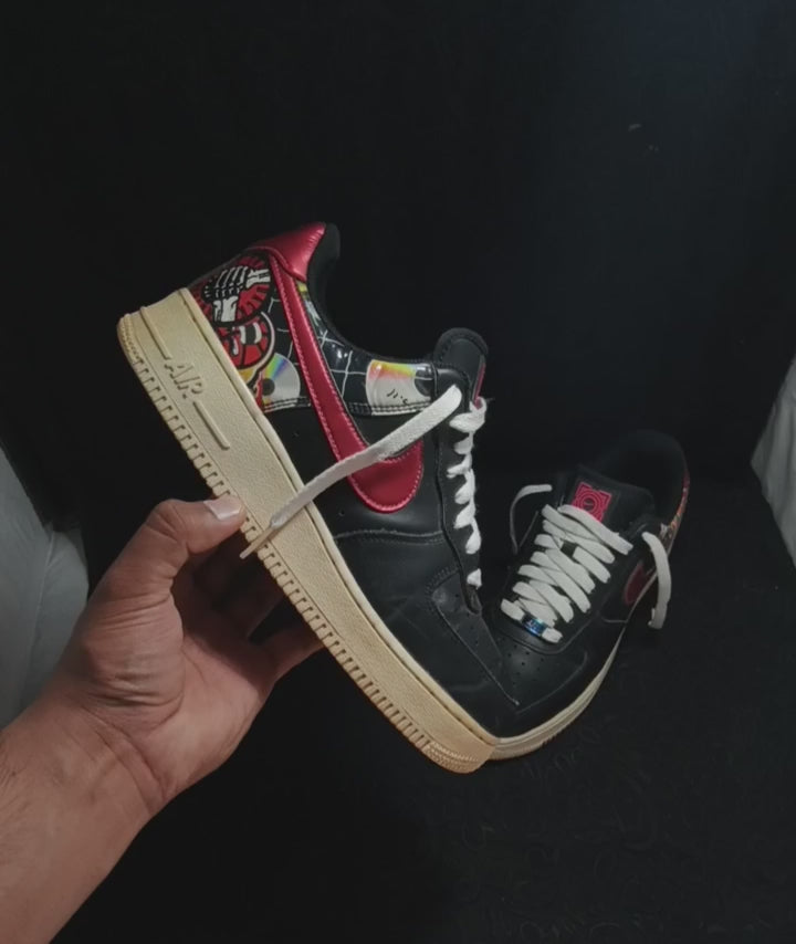 Nike Air Force 1 Low “Black/Red Graphic”