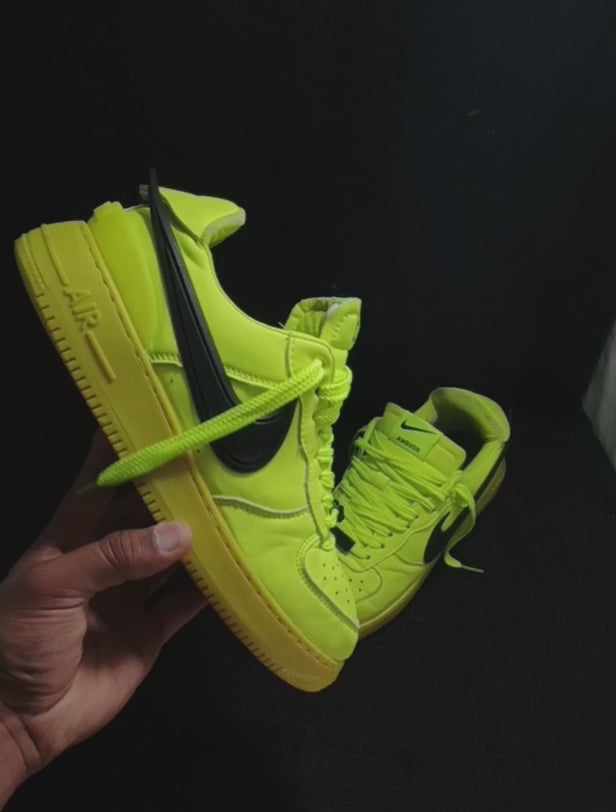 Nike Air Force 1 Low “Volt/Black – Ambush Style”
