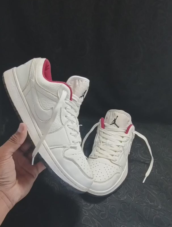 Air Jordan 1 Low “White/Red Accent”